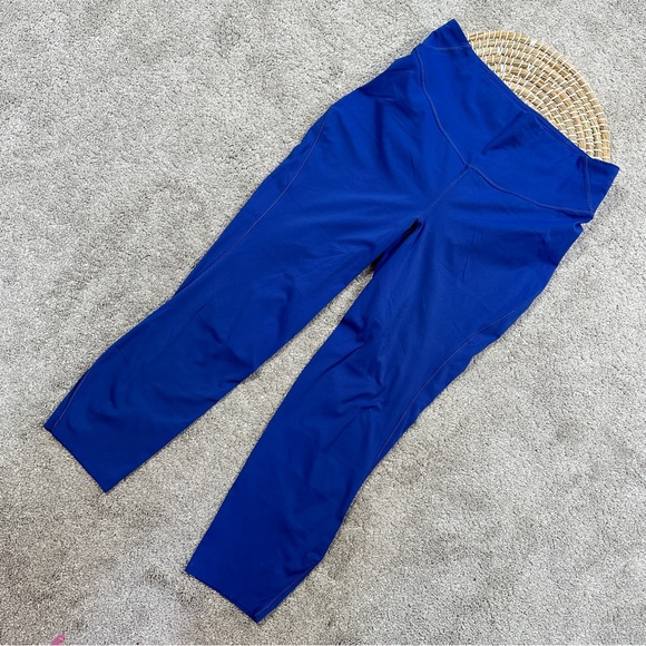 Lululemon Women’s Base Pace High-Rise Crop Leggings 23" in Symphony Blue Size 10 - Picture 2 of 16